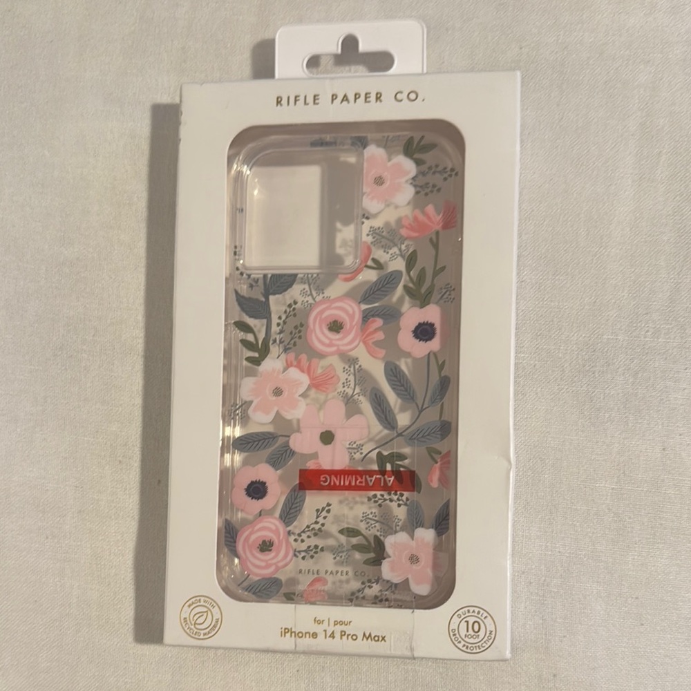 Rifle Paper Co. Pink and Green Floral Phone Case